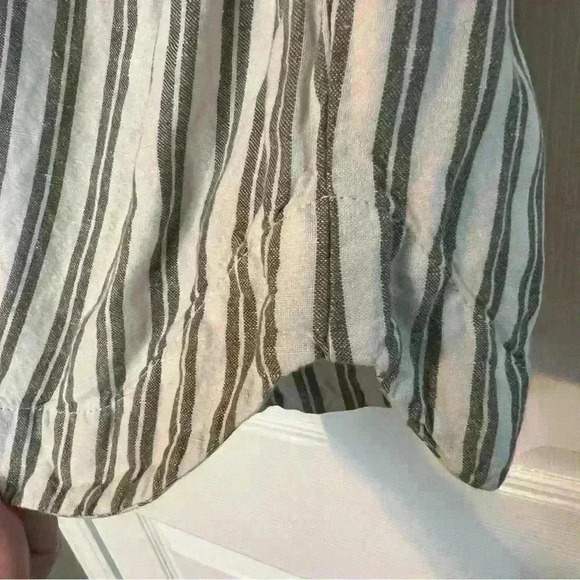 Madewell Women’s Linen Striped Shorts - Picture 3 of 6